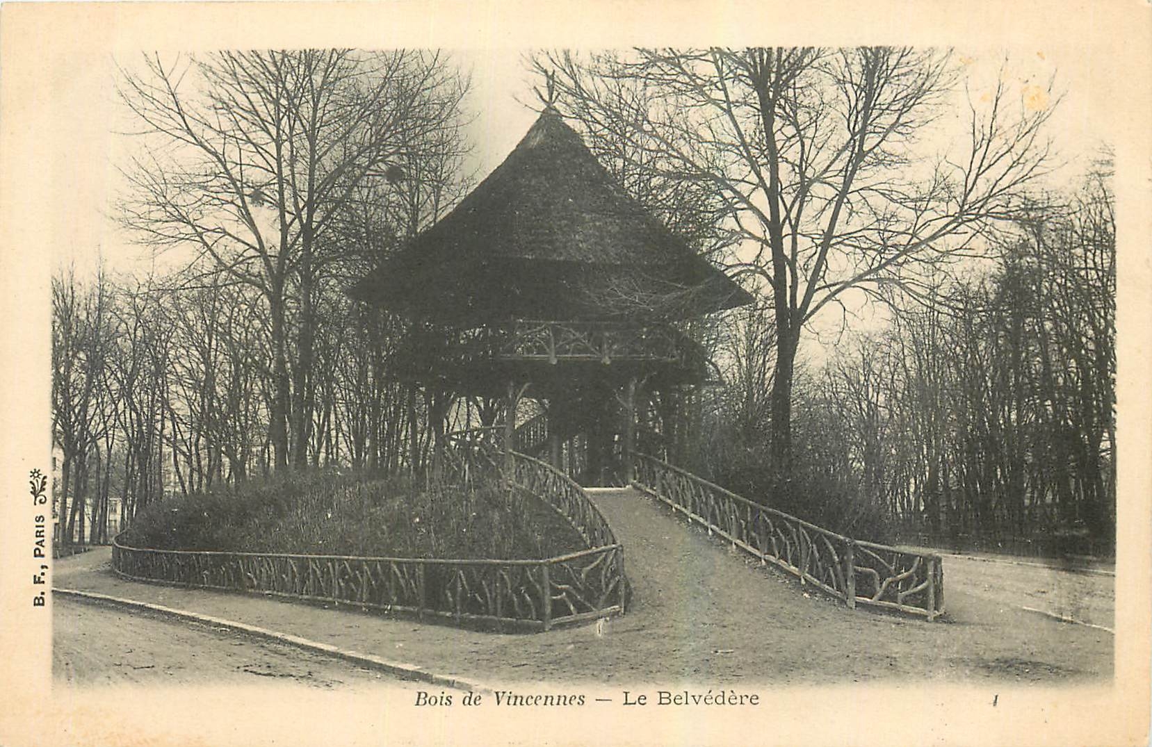 CPA Bois de Vincennes Le Belvedere 