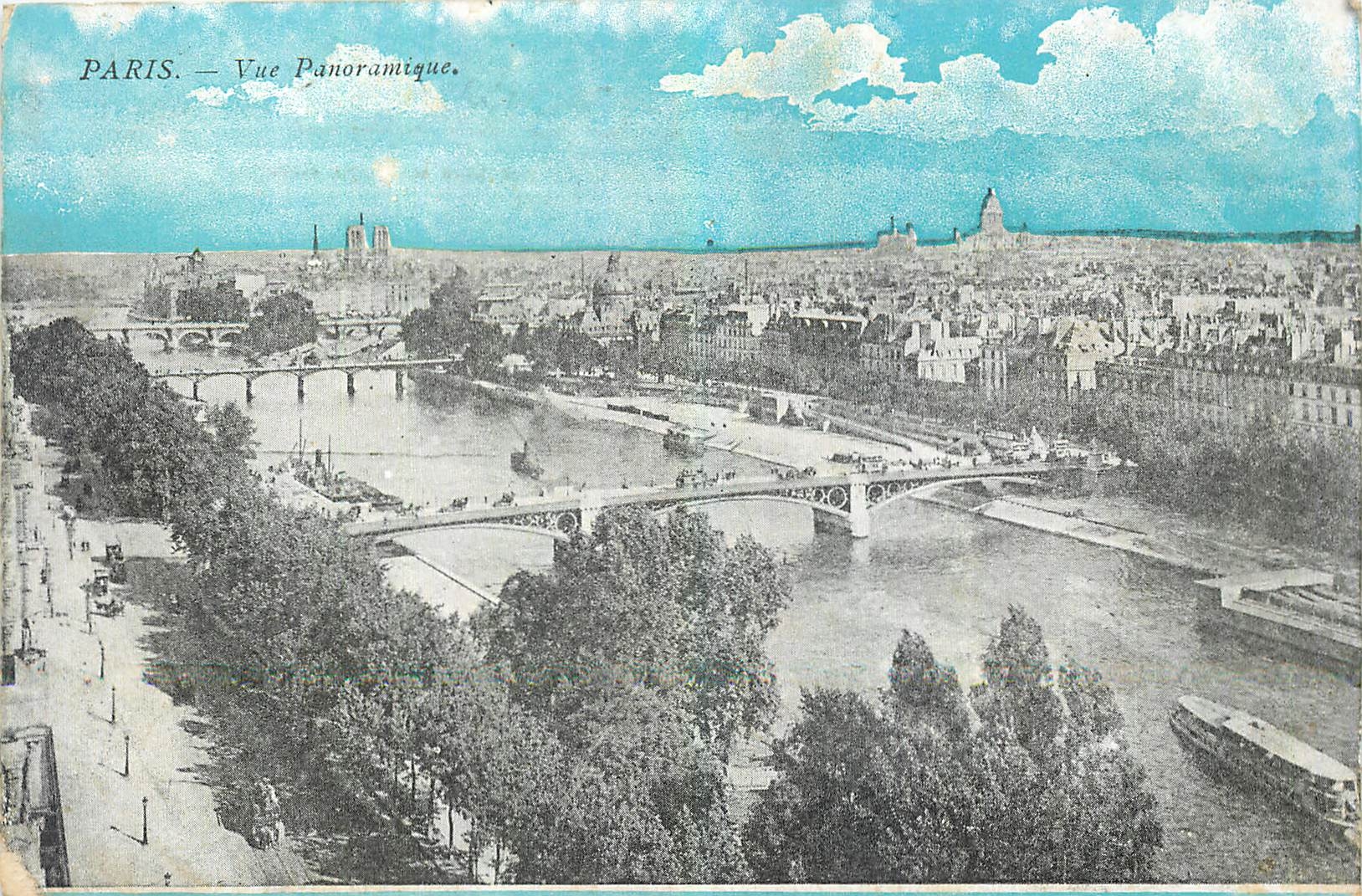 CPA Paris Vue Panoramique 