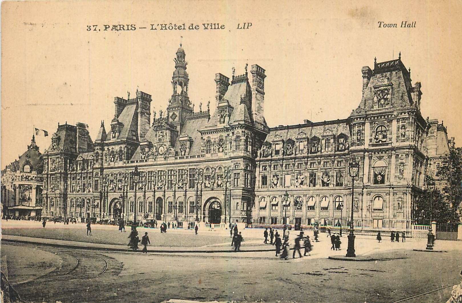 CPA Paris L'Hotel de Ville 
