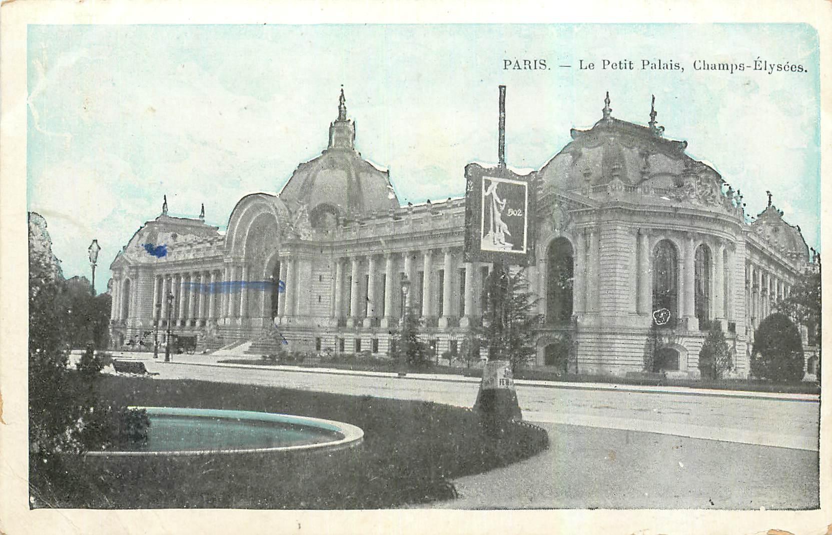 CPA Paris Le Petit Palais Champs Elysees 