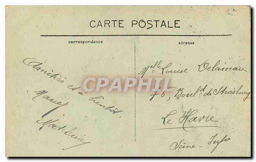CPA Paris Le Dome des Invalides  — Verso