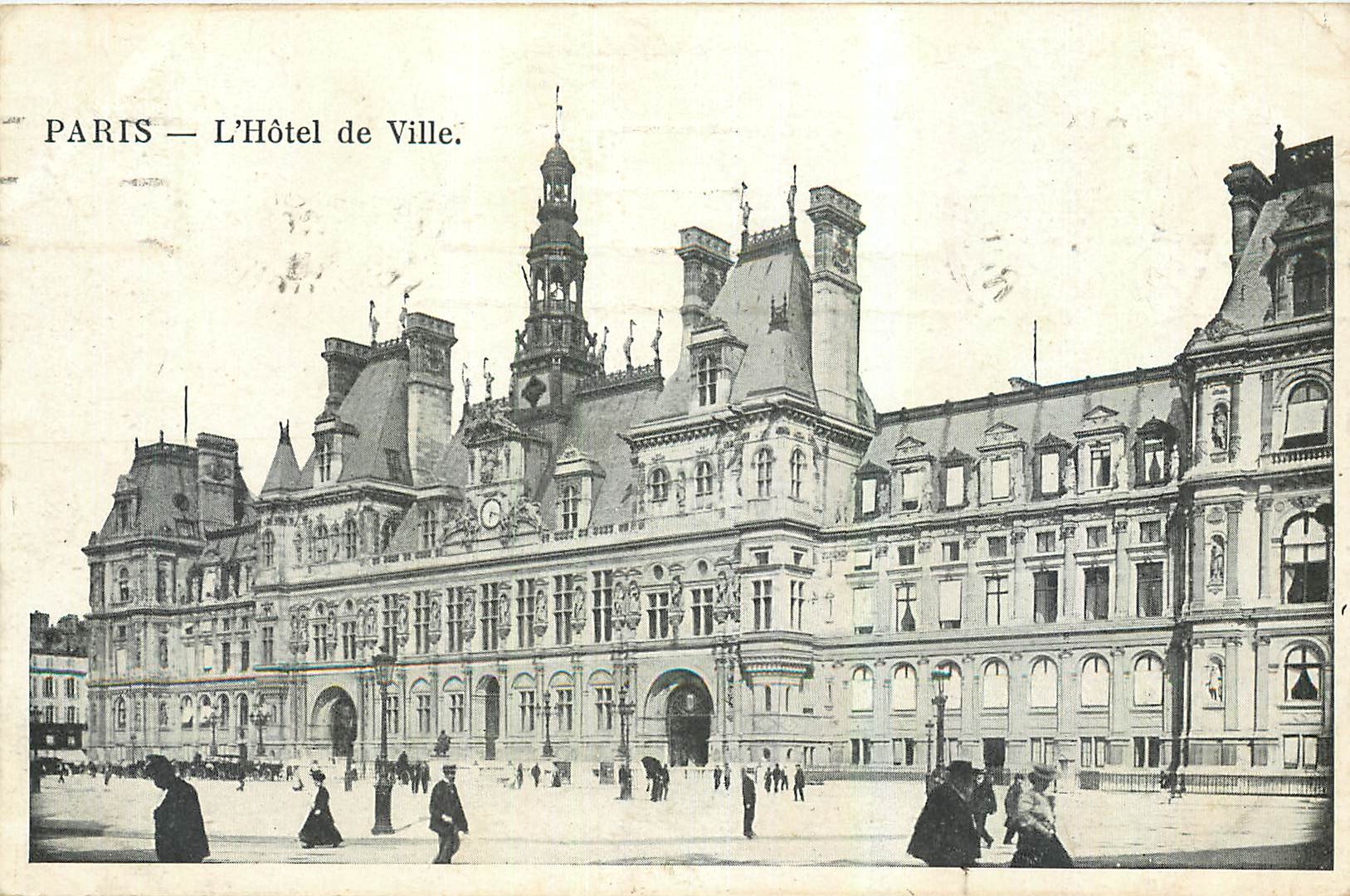 CPA Paris L'Hotel de Ville 
