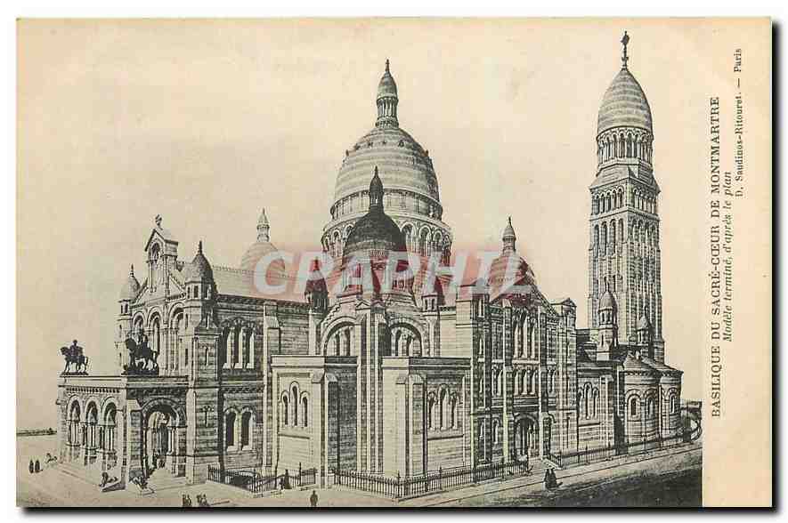 CPA Basilique du Sacre Coeur de Montmartre 