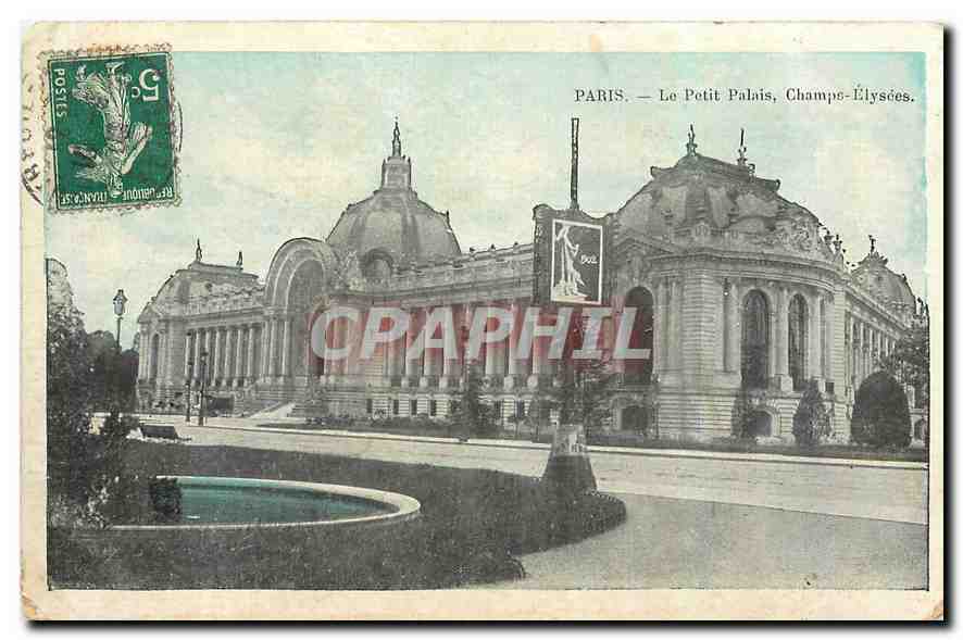 CPA Paris Le Petit Palais Champs Elysees 