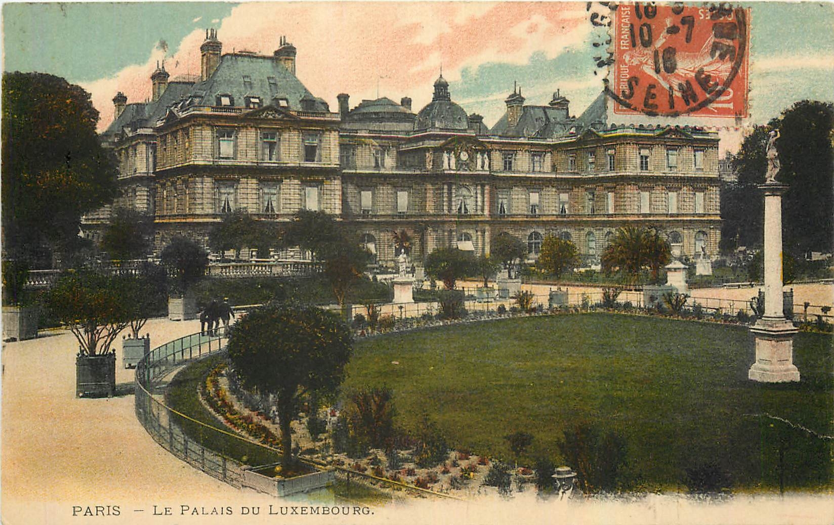 CPA Paris Le Palais du Luxembourg 