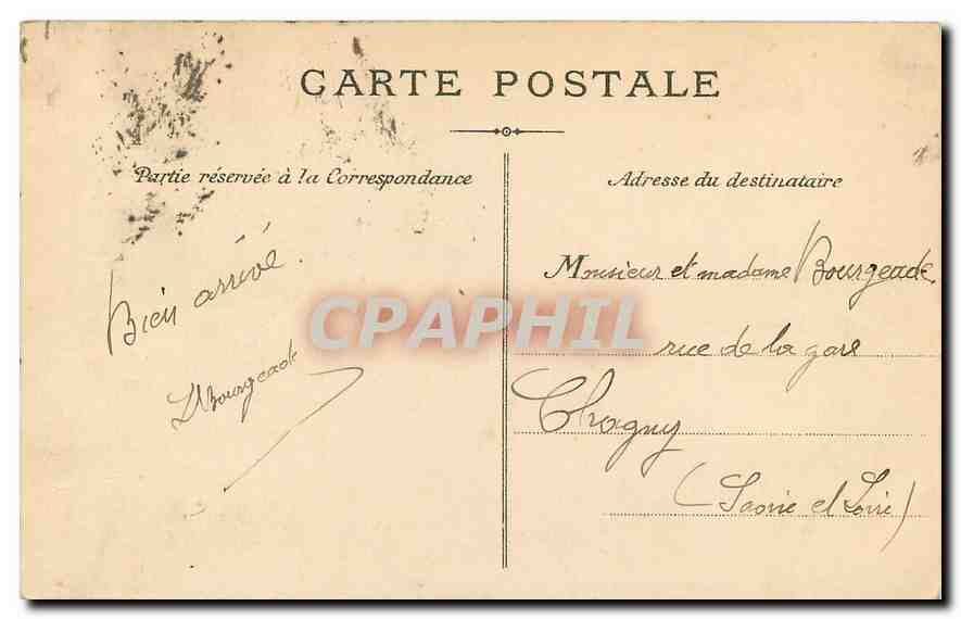 CPA Paris Le Palais du Luxembourg  — Rückseite