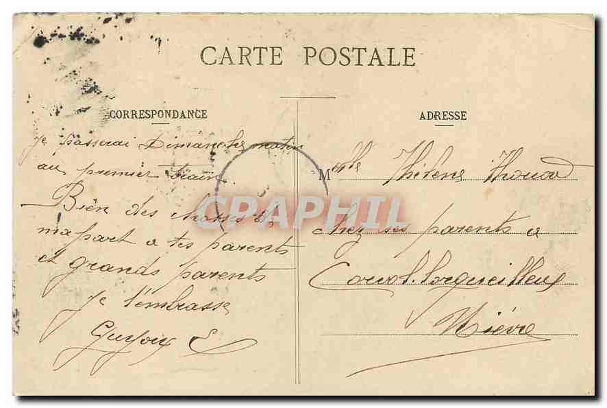 CPA Paris Jardin du Luxembourg  — Rückseite