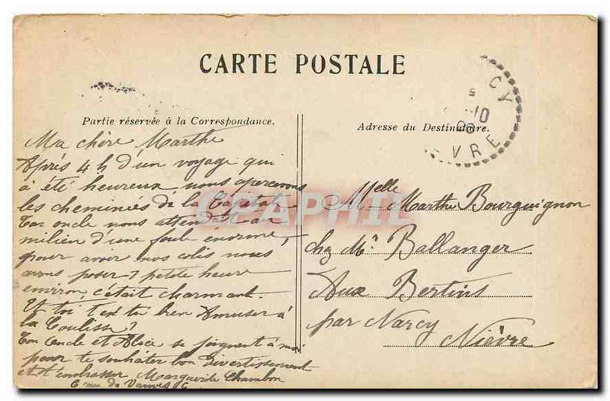 CPA Paris L'Arc de Triomphe de l'Etoile  — Rückseite