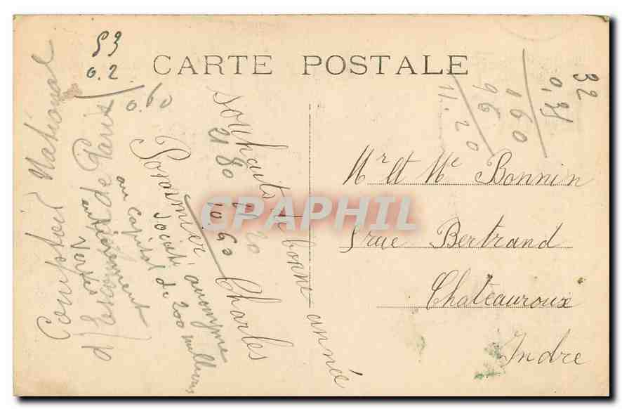 CPA Paris Le Sacre Coeur  — Rückseite