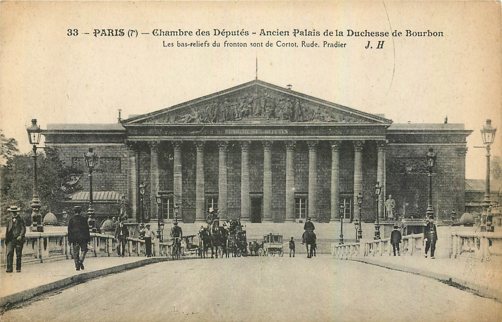 CPA Paris Chambre des Deputes Ancien Palais de la Duchesse de Bourbon 