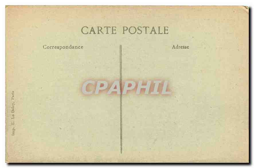 CPA Paris Arc de Triomphe de l'Etoile  — Rückseite
