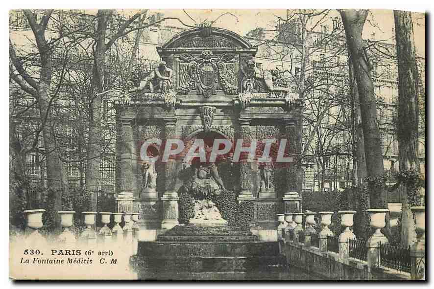 CPA Paris La Fontaine Medicis 