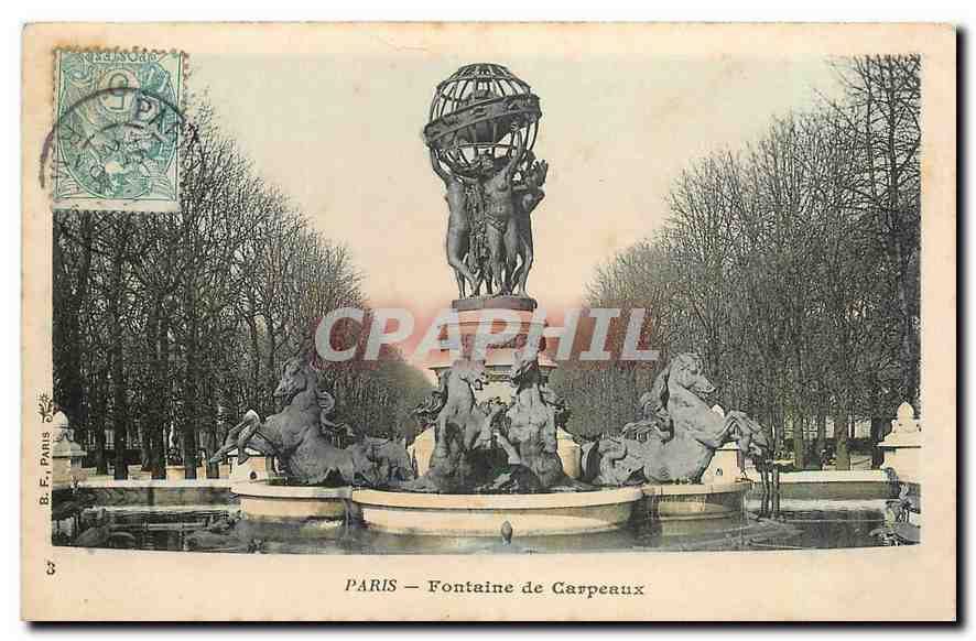CPA Paris Fontaine de Carpeaux 