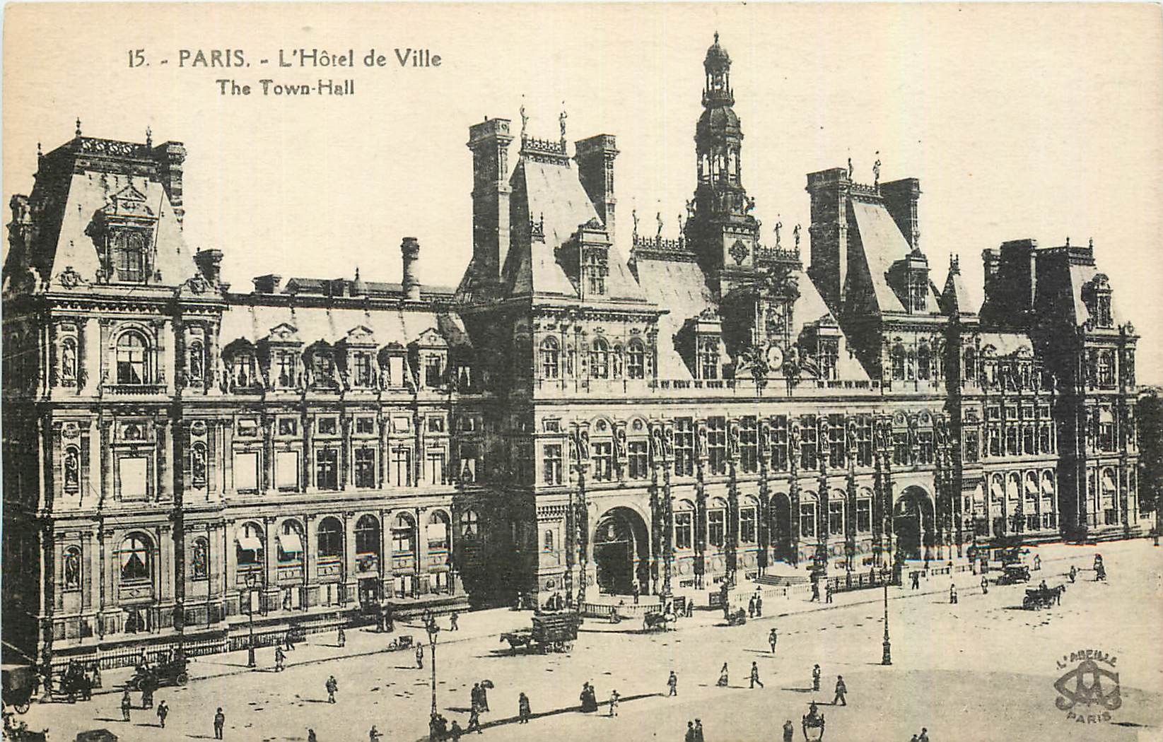 CPA Paris L'Hotel de Ville 