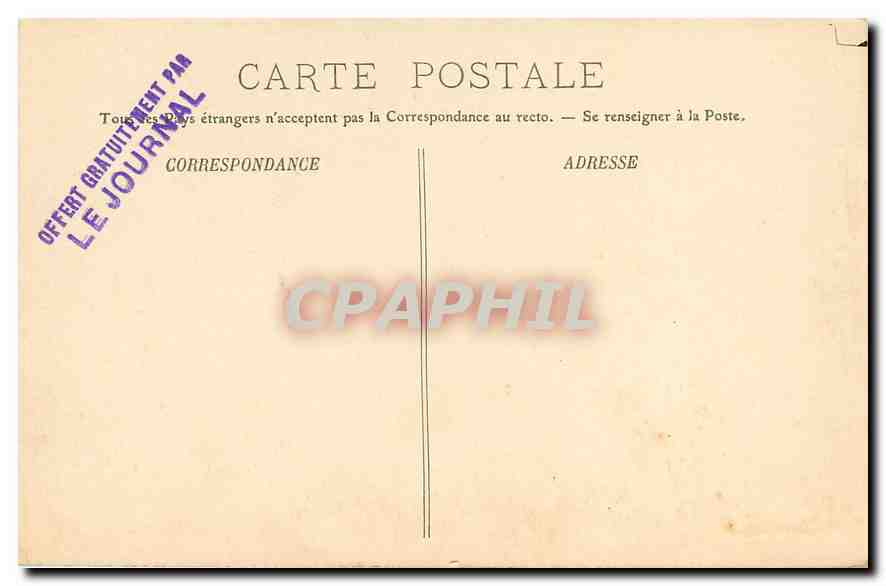 CPA Paris Le Bois de Boulogne  — Rückseite