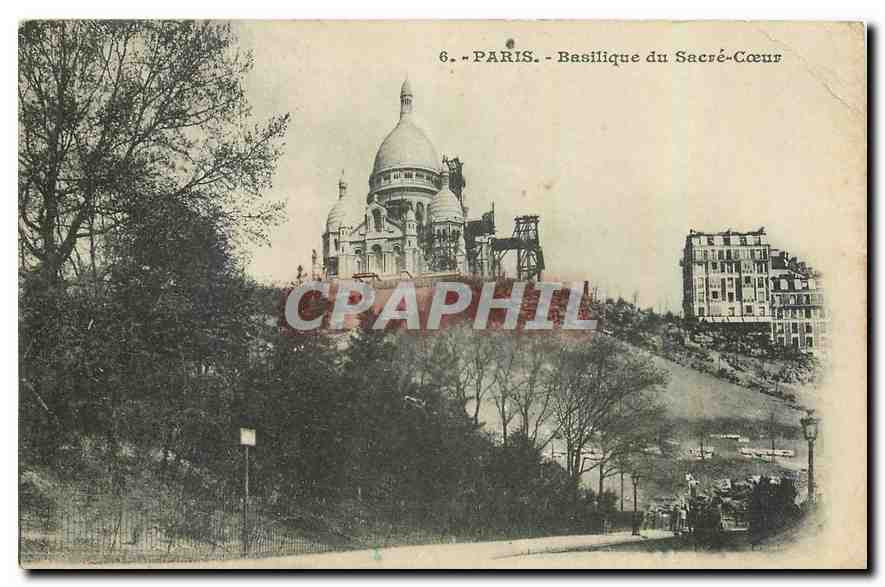 CPA Paris Basilique du Sacre Coeur 