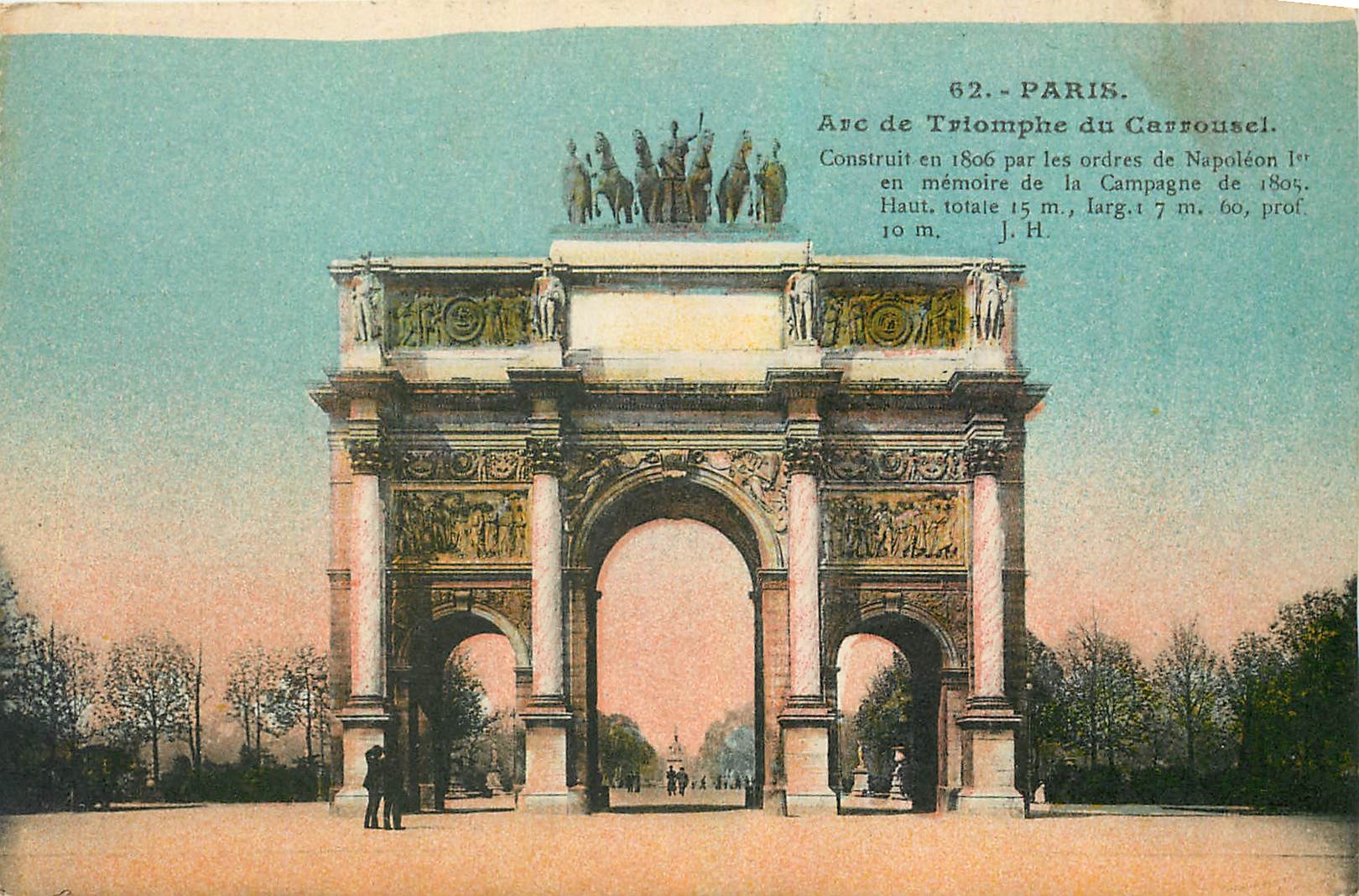 CPA Paris Arc de Triomphe du Carrousel 