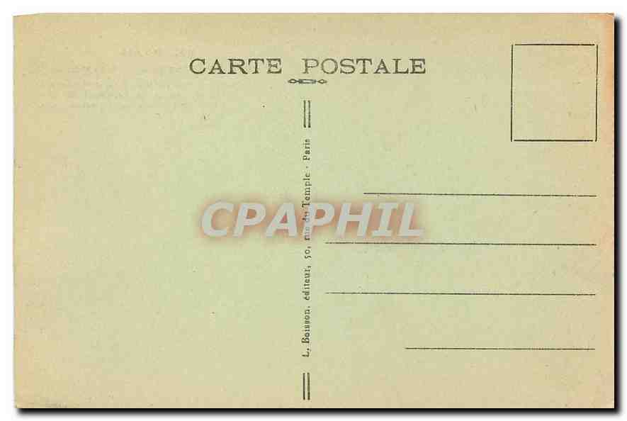 CPA Paris Arc de Triomphe du Carrousel  — Rückseite
