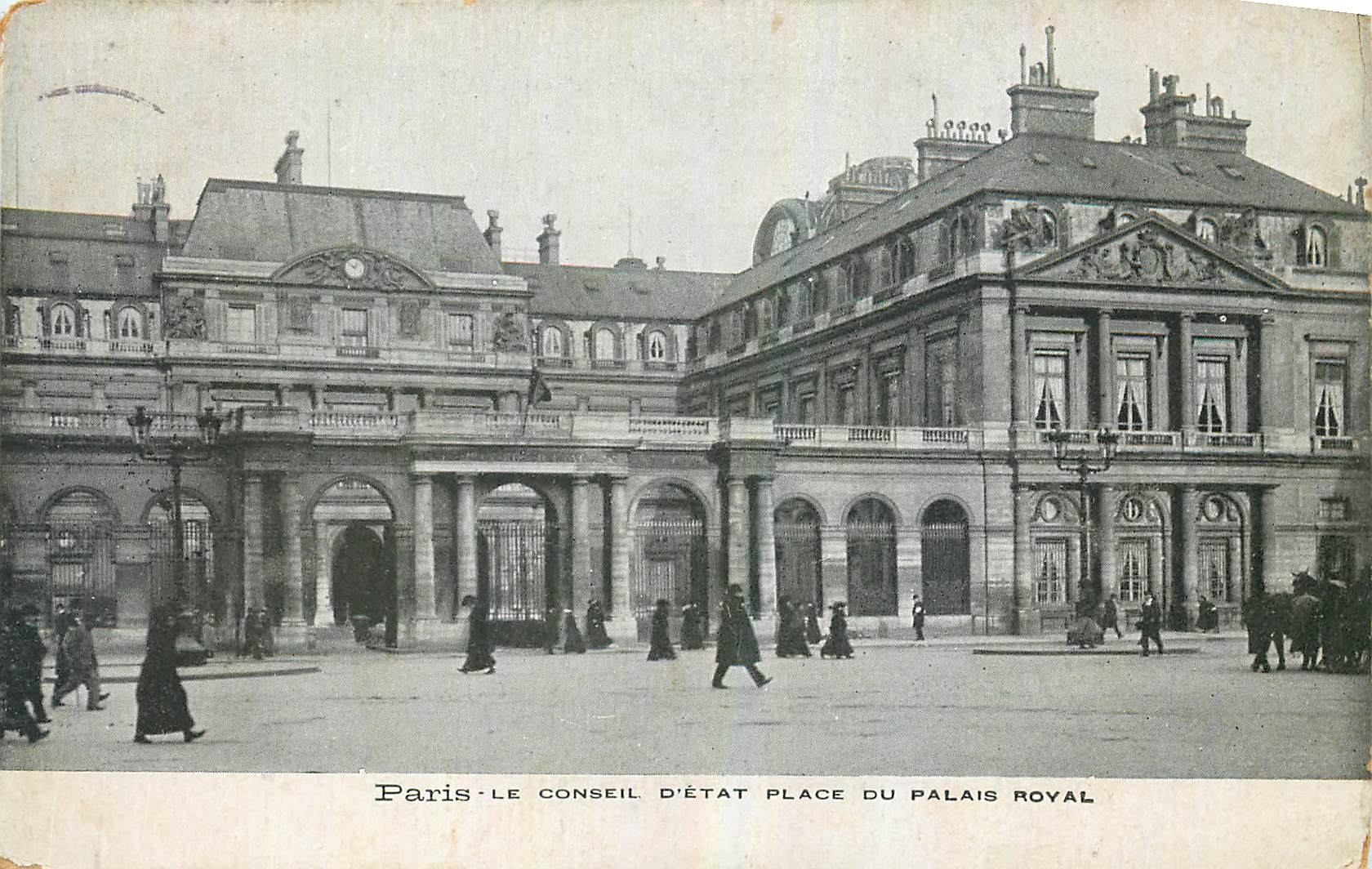 CPA Paris Le Conseil d'Etat Place du Palais Royal 