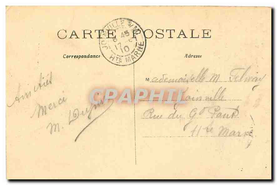 CPA Paris Colonne Vendome Fondue avec le bronze de 1200 canons pris a l'ennemi par Napoleon  — Verso