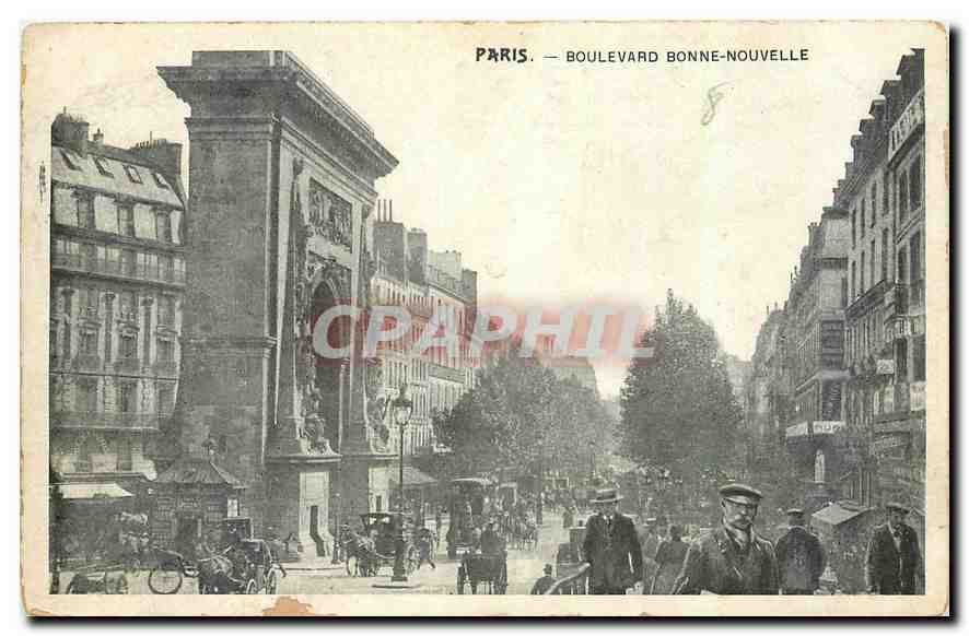 CPA Paris Boulevard Bonne Nouvelle 