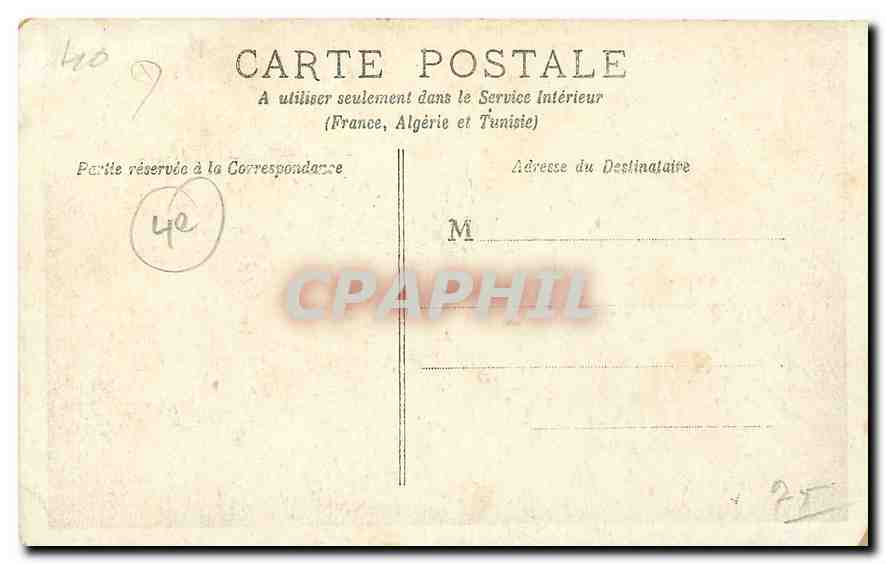 CPA Hotel de Ville Paris  — Rückseite
