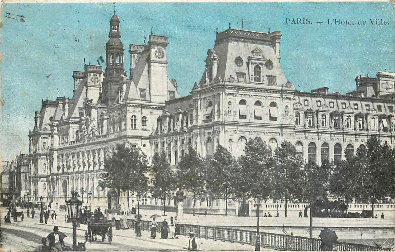 CPA Paris L'Hotel de Ville 