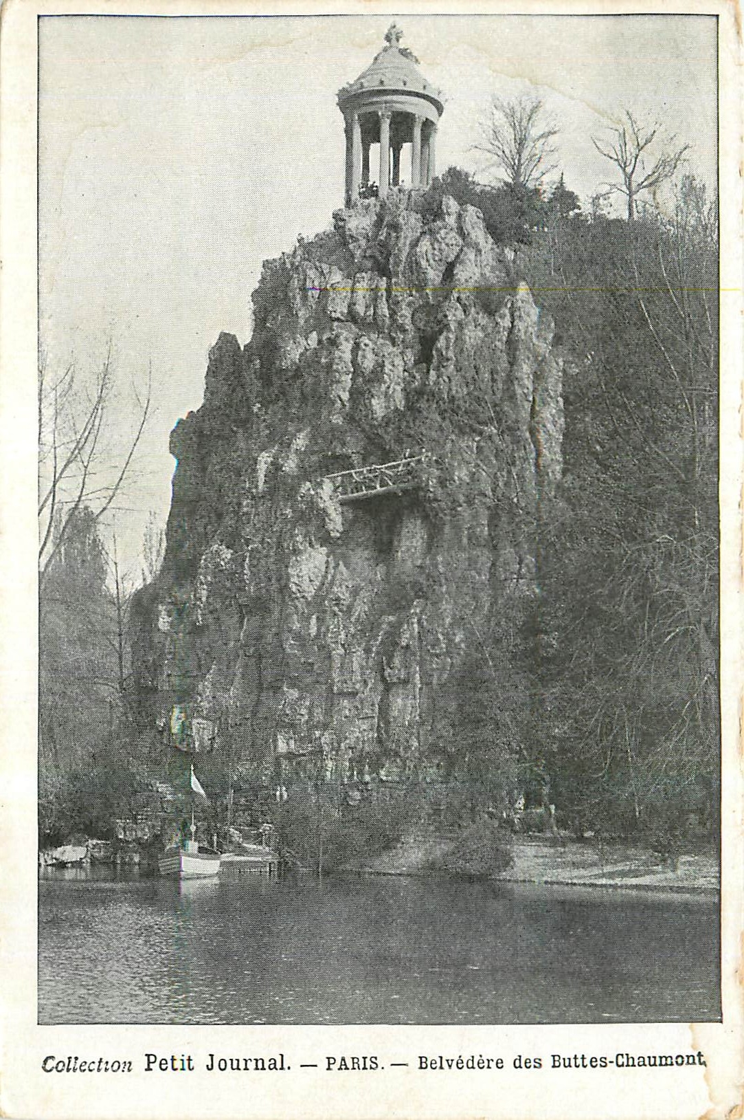 CPA Collection Petit Journal Paris Belvedere des Buttes Chaumont 
