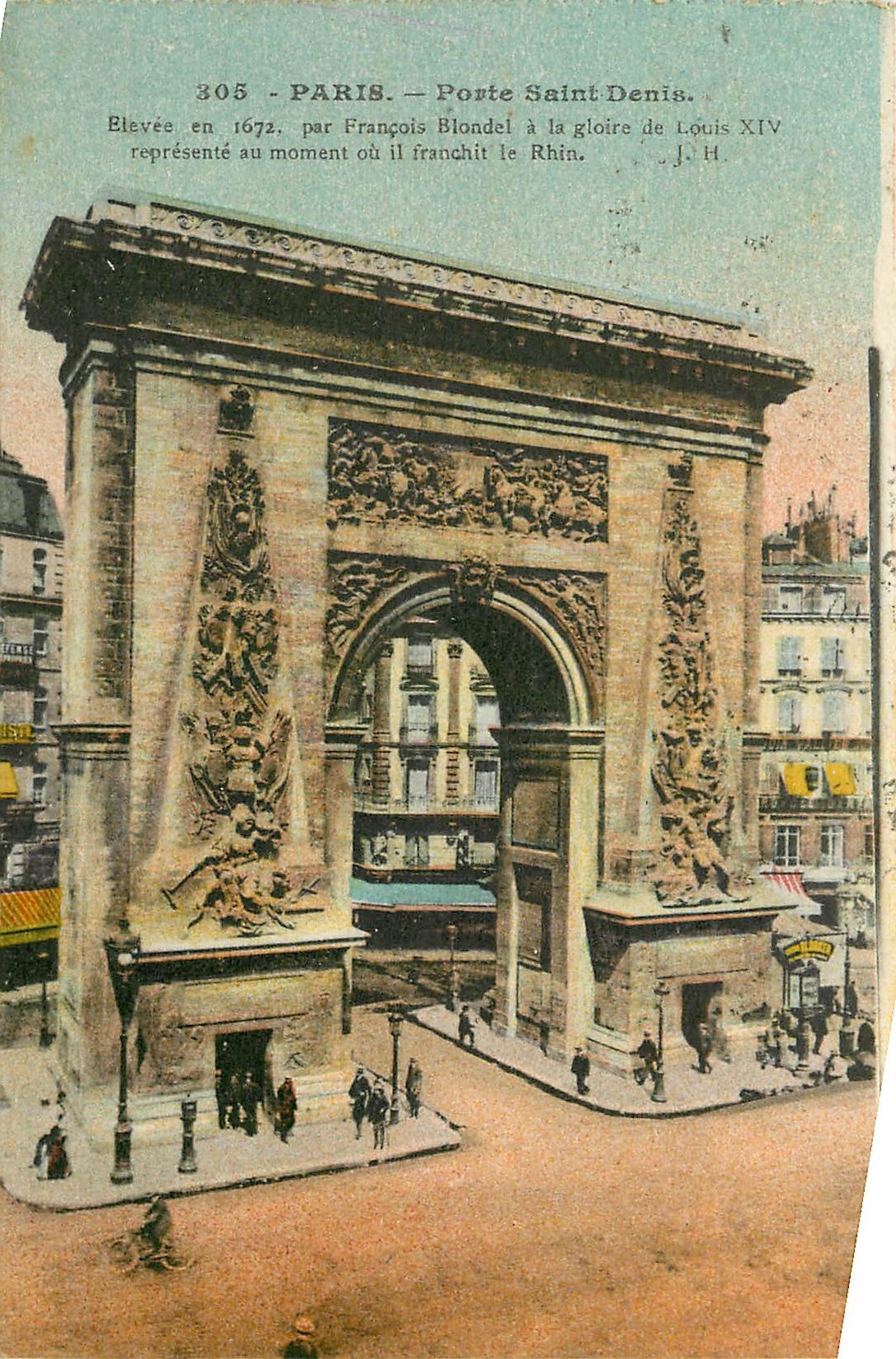 CPA Paris Porte Saint Denis 