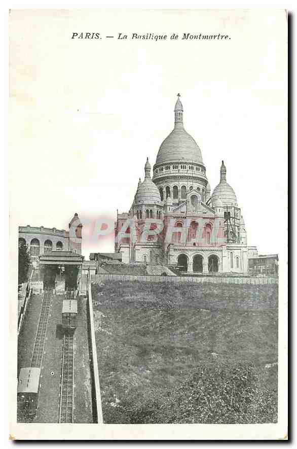 CPA Paris La Basilique de Montmartre 