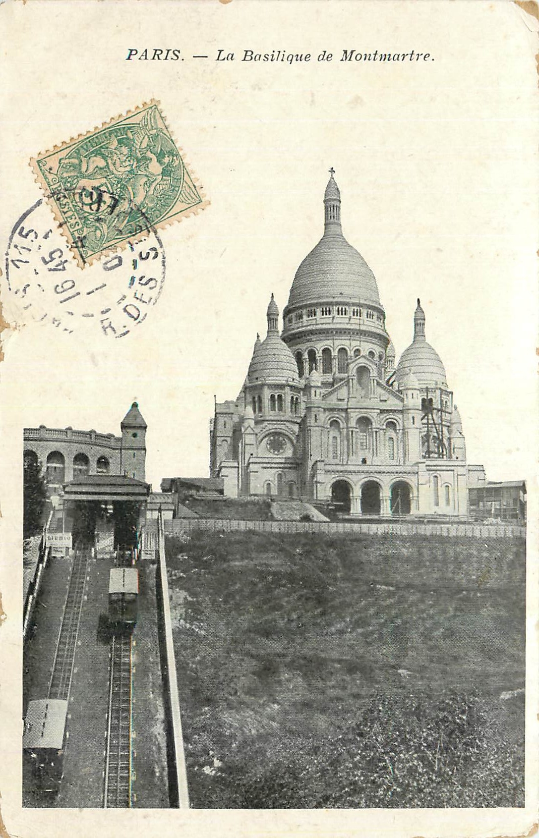 CPA Paris La Basilique de Montmartre 