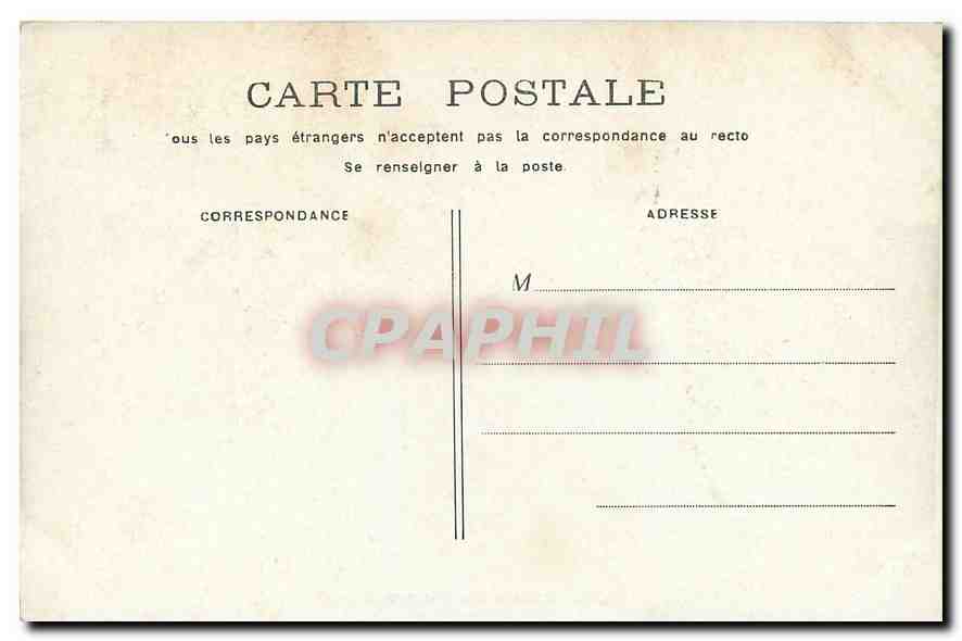 CPA Paris Avenue des Champs Elysees  — Rückseite
