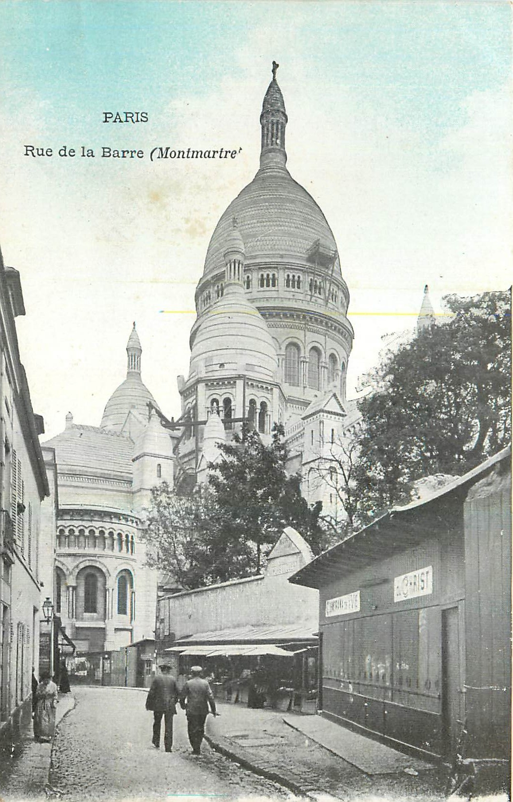 CPA Paris Rue de la Barre Montmartre 