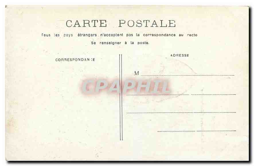 CPA Paris Rue de la Barre Montmartre  — Rückseite
