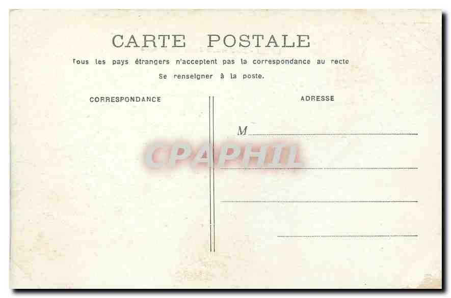 CPA Paris Boulevard de la Madeleine  — Verso