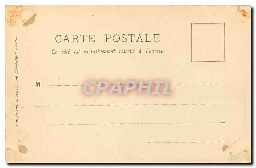 CPA Paris Notre Dame et le Pont  — Rückseite