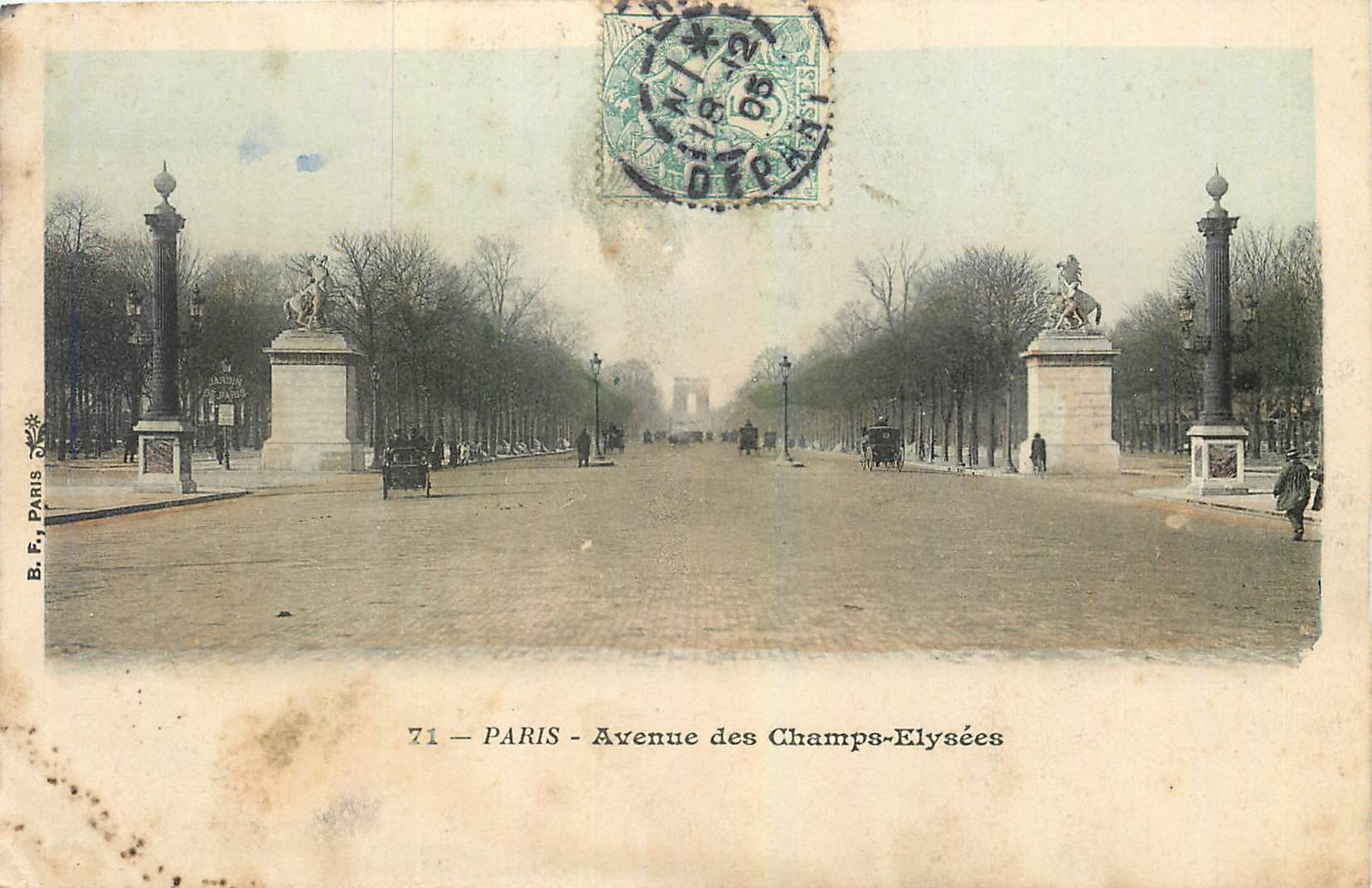 CPA Paris Avenue des Champs Elysees 
