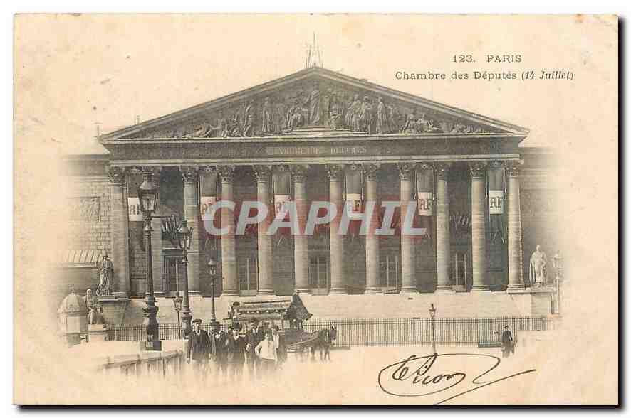 CPA Paris Chambre des Deputes 