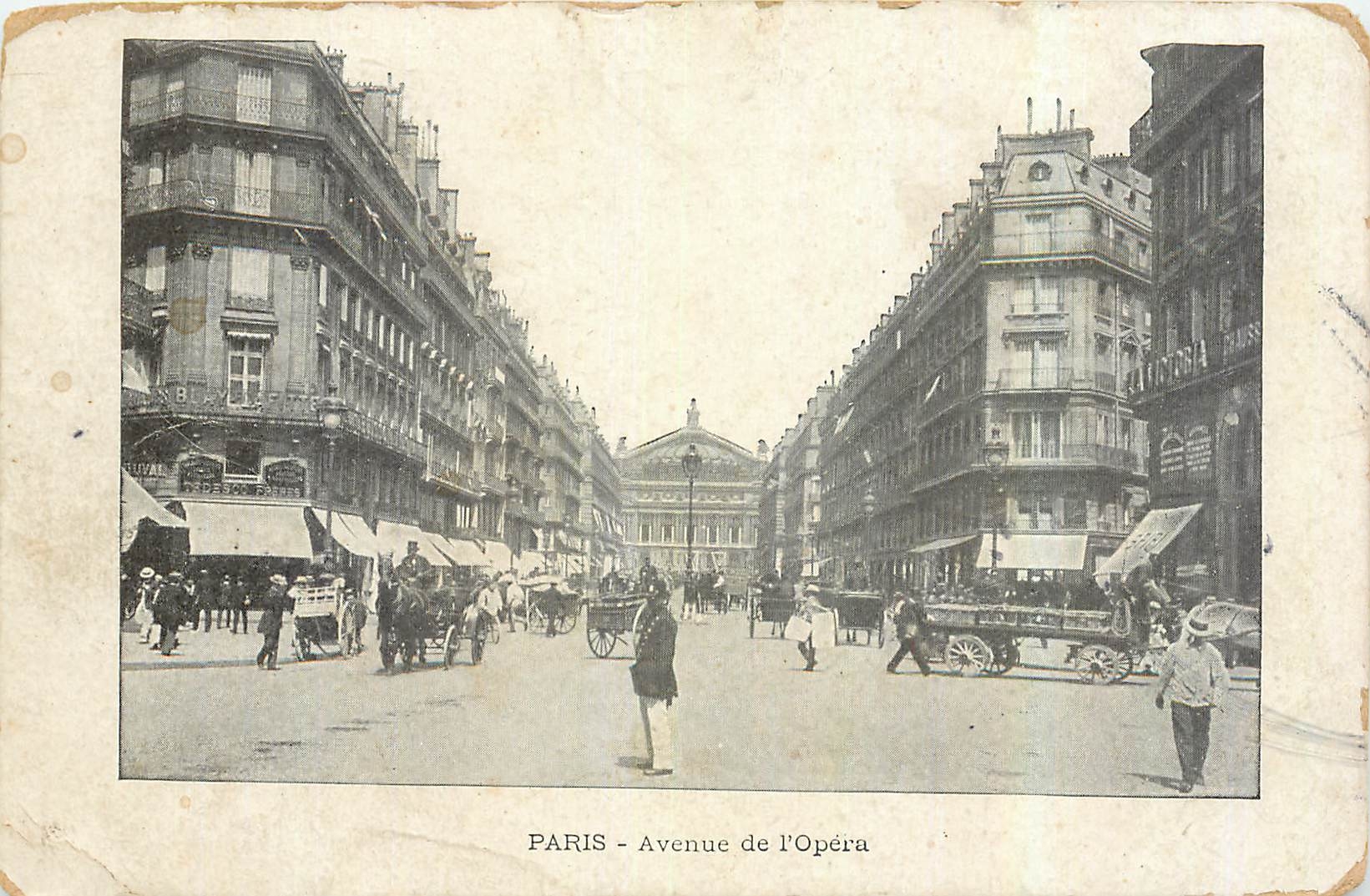 CPA Paris L'Avenue de l'Opera 