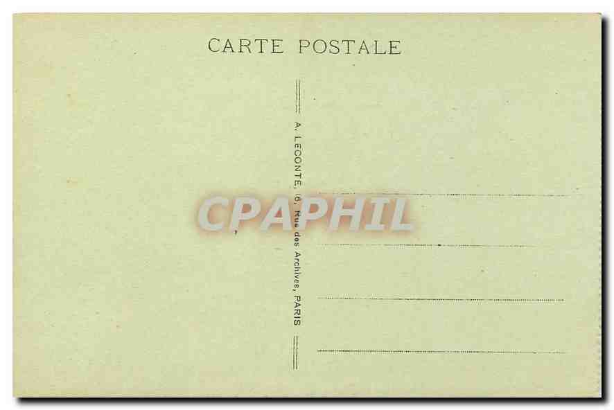 CPA Paris Arc de Triomphe du Carrousel  — Rückseite