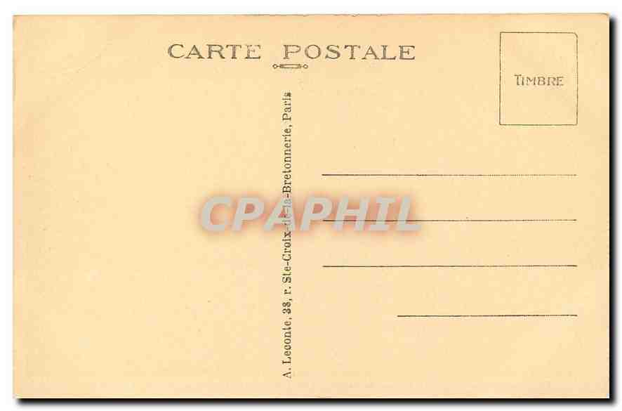 CPA Le Tombeau de Napoleon I aux Invalides  — Verso