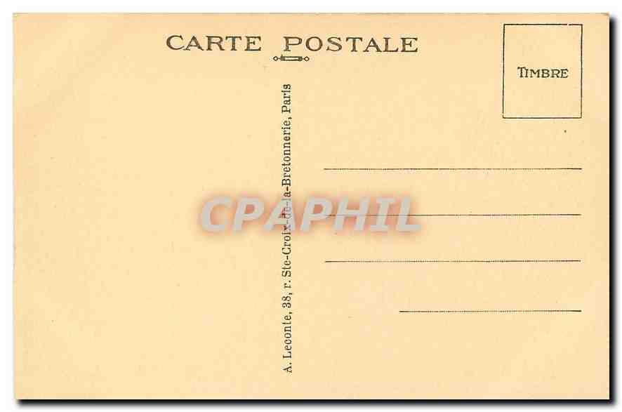CPA Paris La Place Saint Michel  — Rückseite