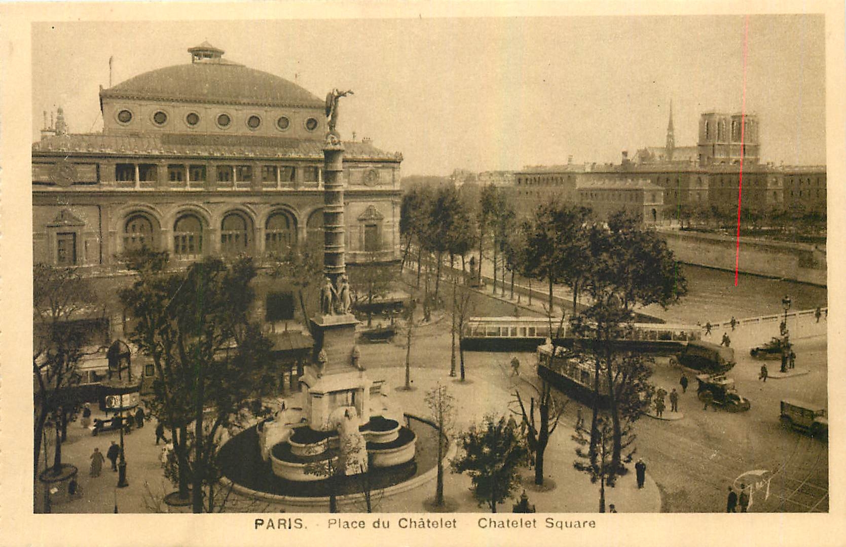 CPA Paris Place du Chatelet 