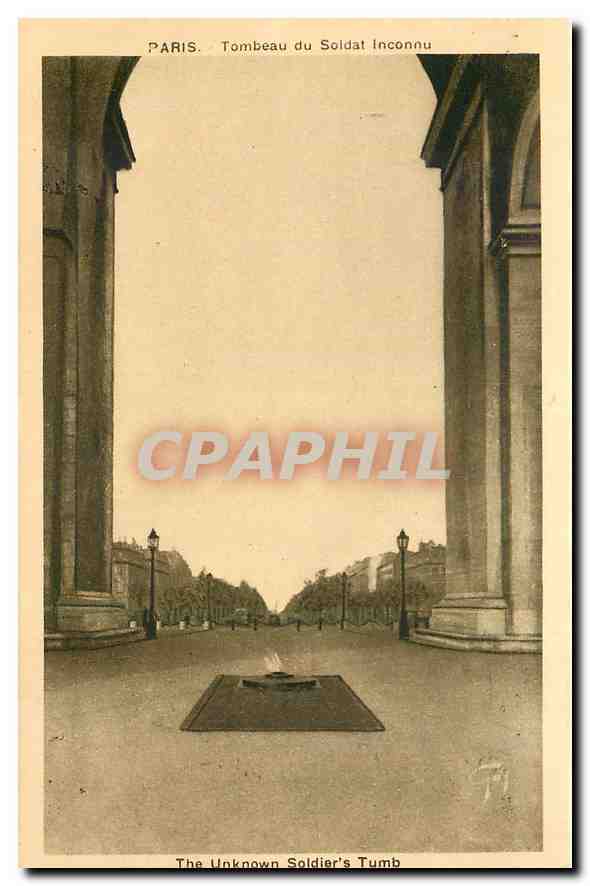 CPA Paris Tombeau du Soldat Inconnu 