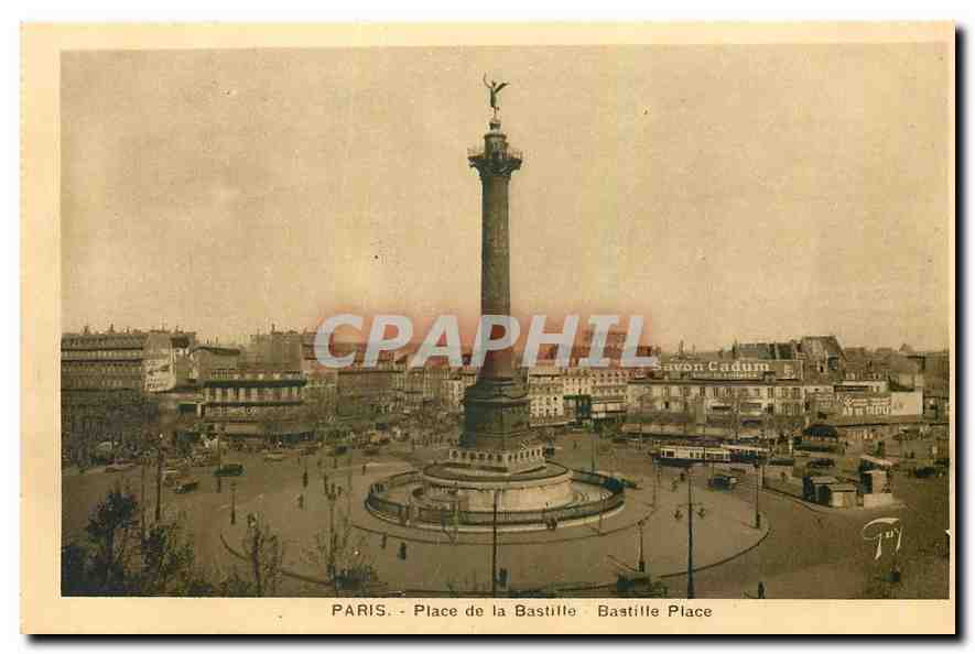 CPA Paris Place de la Bastille 
