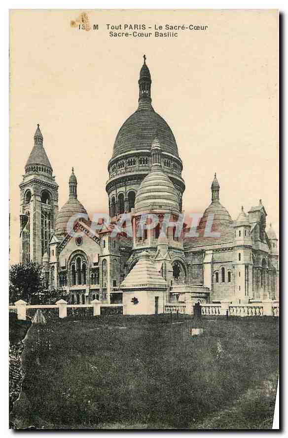CPA Tout Paris Le Sacre Coeur 