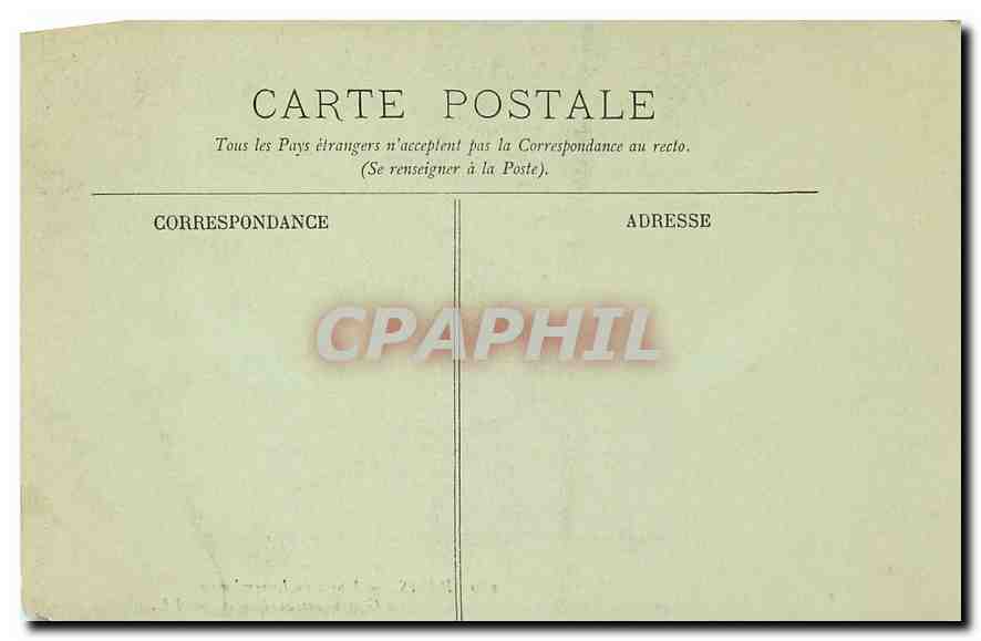 CPA Paris Musee du Luxembourg La Galerie des Sculptures  — Rückseite
