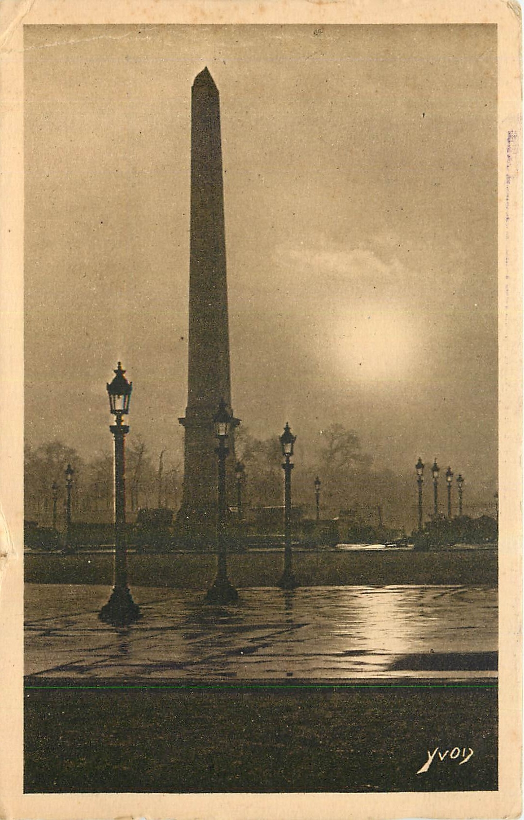 CPA Paris Pittoresque L'Obelisque Place de la Concorde 