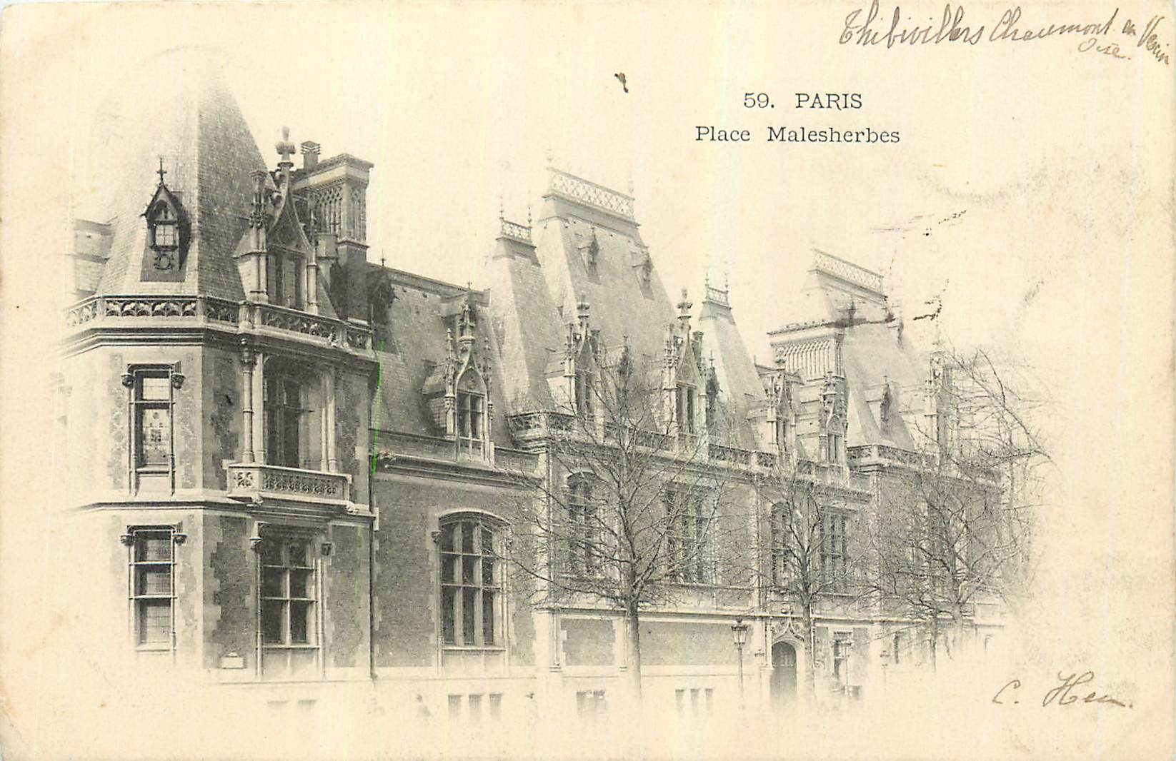 CPA Paris Place Malesherbes 