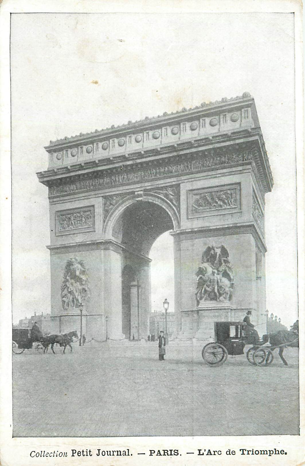 CPA Collection Petit Journal Paris L'Arc de Triomphe 